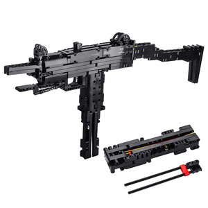 Khuôn Vua 14006 Mini uzi Câu Đố khối buildingtoys súng nhựa gạch đồ chơi shotgun giáo dục xây dựng khối đồ chơi - Product Image 1