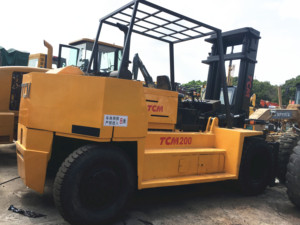 Premium <b>Used</b> Compact TCM FD200 20 Ton Forklift Easy Operation Diesel 4WD Rough Terrain CE Certified USA Origin - Product Image 1