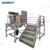 SPX 1000L Mélangeur de savon liquide monocouche Agitateur Détergent Faire Réservoir avec pompe et moteur pour le traitement des produits chimiques
