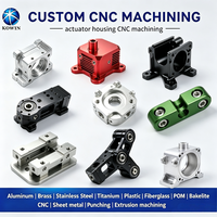 Boîtier de vérin de commande en aluminium usiné CNC sur mesure, coque de protection pneumatique pour pièces de machines industrielles automatisées