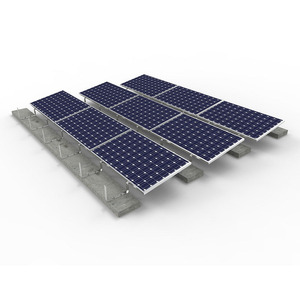 Năng lượng mặt trời gắn khung phía Đông Tây mái phẳng Ballast mái phẳng gắn kết hệ thống gắn kết - Product Image 3