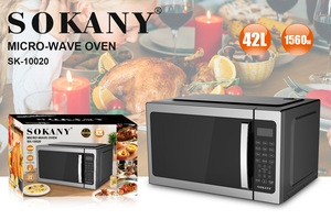 <span class=keywords><strong>HORNO</strong></span> TOSTADOR SOKANY 10013 con Grill 40L Blanco <span class=keywords><strong>Horno</strong></span> Microondas Electrodomésticos - Product Image 4