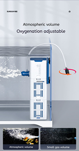 Sunsun có thể điều chỉnh chìm <span class=keywords><strong>Fish</strong></span> <span class=keywords><strong>Tank</strong></span> lọc với sục khí hệ thống, lọc/oxy hóa/waveker/Lưu thông máy bơm nước - Product Image 5