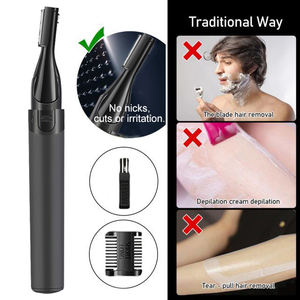 Kit Eléctrico Portátil para Dar Forma a las Cejas, Sin Dolor, con Cuchilla Redondeada, Funciona con Baterías AA, Empaquetado en Caja de Color - Product Image 3