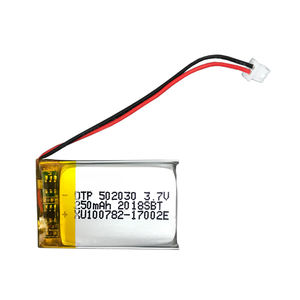 CB ROHS <span class=keywords><strong>3</strong></span>,7 v 250mah 502030 new replacement battery - Product Image 1
