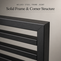 Paravent de séparation de pièce en métal noir sur mesure, grille verticale pour hôtel, bureau, restaurant