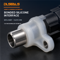 Pièces en métal et plastique surmoulées en silicone personnalisées pour applications de dispositifs médicaux, fourniture basée sur dessin OEM