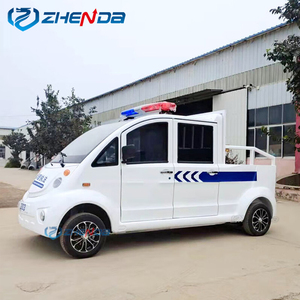 Heavy-Duty Low-Speed Security <b>Utility</b> Cart with Warning Light <b>Bar</b> for Community and Campus Patrol - Product Image 5