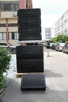 Enceinte active 2 voies double 15 pouces avec écran LCD et boîtier en bois pour usage commercial et domestique – Vente en gros usine