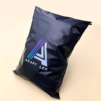 Kantong Plastik Polymailer Hitam Doff Custom Print Logo, Amplop Pos, Kemasan Pakaian, Tas Pengiriman, Polybag Bermerek