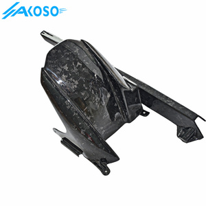 AKOSO Guardabarros Trasero de Fibra de Carbono Pura 3K para Motocicleta, Protector de Cadena y Salpicaduras para <span class=keywords><strong>BMW</strong></span> S1000RR <span class=keywords><strong>M1000RR</strong></span> S1000R <span class=keywords><strong>2019</strong></span>-2025 - Product Image 2