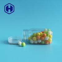 Bonbons aux fèves de chocolat Mini 100ml Pot carré en plastique Imprimé à l'écran Sans BPA Étanche Scellé Qualité alimentaire Biscuits Nourriture pour bébé