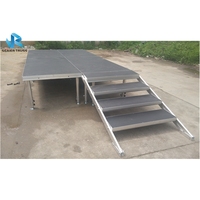 Podium de scène en aluminium pour concert, mariage, plate-forme extérieure pour événement