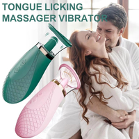 Klitoris-Saugvibrator für Frauen Schneller Orgasmus Klitoris-Zungen-Stimulator Brustwarzen-Massagegerät mit 9 Leck- und 3 Saugmodi Sexspielzeug