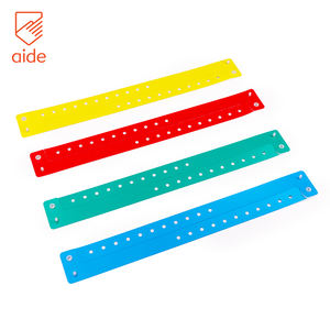 Oem מותאם אישית רך מתכווננת אישית רך אירוע מסיבת ויניל פרק כף היד אישית צמיד מותאם אישית לאירוע pvc wristbands - Product Image 2