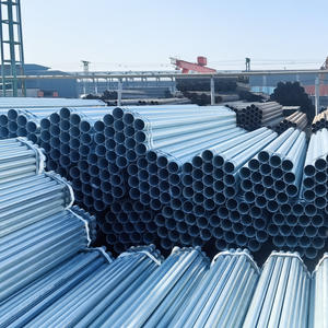 Fabricant en gros de structure de serre, tube en acier galvanisé zingué Q235, tube en acier galvanisé à chaud, Z10 ~ Z29 - Product Image 2