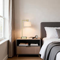 Lampe de bureau en laiton UL, nouveau design, lampe de chevet pour chambre à coucher, lampe de lecture, lampes de table pour hôtel, décoration intérieure nordique
