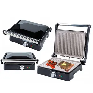 Aifa 4 Slice Electric Grill With Detachable Plates Waffle Maker Sandwich Panini Press Contact Grill 2200W Interchangeable Plates