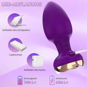 Fabrika Zope özelleştirmek yetişkin seks oyuncakları erkekler için prostat masaj aleti yetişkin oyuncaklar Anal Plug uzaktan kumanda ile titreşimli popo fiş - Product Image 4