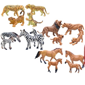 Ensemble d'<span class=keywords><strong>animaux</strong></span> pour enfants, jouet éducatif précoce, modèle <span class=keywords><strong>de</strong></span> simulation cognitive, <span class=keywords><strong>ferme</strong></span>, tigre, lion - Product Image 2