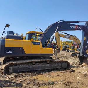 Excavatrice sur chenilles hydraulique d'occasion Volvo EC210 21 tonnes avec moteur et pompe - Garantie 1 an en stock - Product Image 3