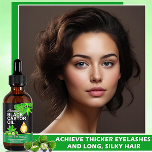 60ml d'huile essentielle de ricin noir pur Massage complet du corps Anti-âge cheveux nourrissant Detox immunisé améliorant les graines pressées à froid brut - Product Image 2