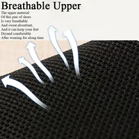 Chaussures en tissu pour hommes de style vieux Pékin, respirantes, tissées, légères, antidérapantes, à semelle souple, chaussures plates décontractées pour personnes âgées