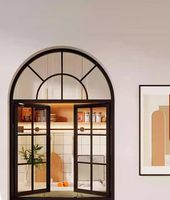 Estilo Francés de Alta Gama, Precios Competitivos para Casas Pequeñas, Arcos de Aluminio, Arcos para Ventanas Abatibles, Diseño, Tamaño y Color Personalizados
