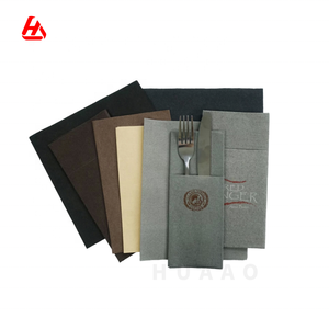 Khăn ăn Đen khách sạn airlaid giấy tùy chỉnh chất lượng bảng khăn ăn nhà hàng - Product Image 5