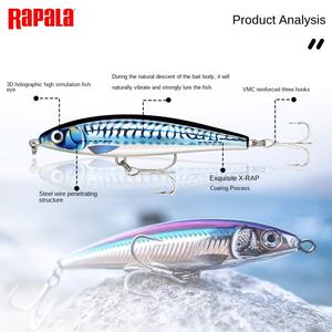 Leurre artificiel Le <span class=keywords><strong>Bole</strong></span> Submerged Pencil XRMAGPR Golden Gun en acier inoxydable 41g pour la pêche en mer, lancer longue distance, maquereau 10cm - Product Image 4