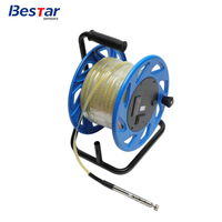 Jauge de niveau d'eau ABS sur mesure +1mm de précision, vente en gros OEM, jauge de profondeur de puits 0-100m avec câble et règle