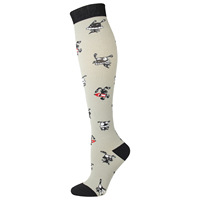 Baleine 2025 bas de course en plein air colorés, fruits Animal Funny Cute Compression 20-30MMGH Crew Chaussettes
