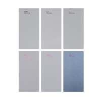 Haode 1MM 2MM 3MM Épaisseur personnalisée Gsm Conseil Papier Gris Panneau Laminé Gris Couleur Bristol Conseil Feuilles