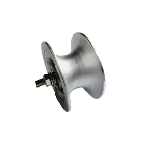 Cable Pulling Rollers Aluminum Wheel with 120mm Diameter