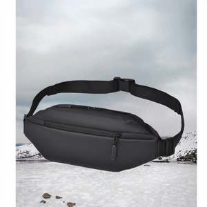 Sac banane de sport imperméable avec fermeture éclair, sac de transport multiple, mini sac bandoulière unisexe, pochette de ceinture, sac de taille - Product Image 3