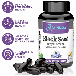 Capsules d'huile de nigelle en gélule molle OEM/ODM, renforcement immunitaire, soutien végétalien, santé digestive, capsule d'huile de nigelle en gélule molle - Product Image 3