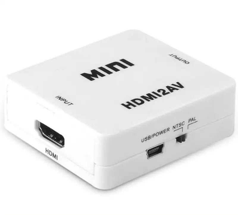 1080P mini HDMI a AV convertidor