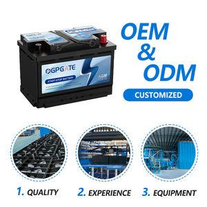 Batería de Plomo-Ácido Sellada AGM60 H5 de 12V 60AH, la Más Vendida, para Autos con Sistema Start-Stop, Apta para Autos Alemanes - Product Image 3