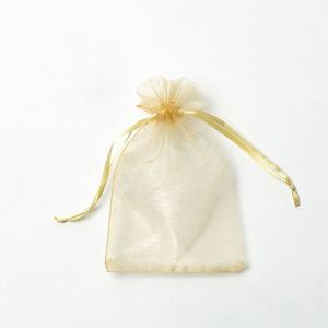 Custom Packaging Logo White Organza Bags Small Gift <b>Pouch</b> for Party /wedding/ Jewelry Bags - Product Image 2
