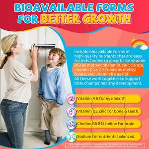 Vitadiscovery per bambini multivitaminico gommoso con zinco vitamina C per la salute generale e il supporto immunitario - Product Image 6