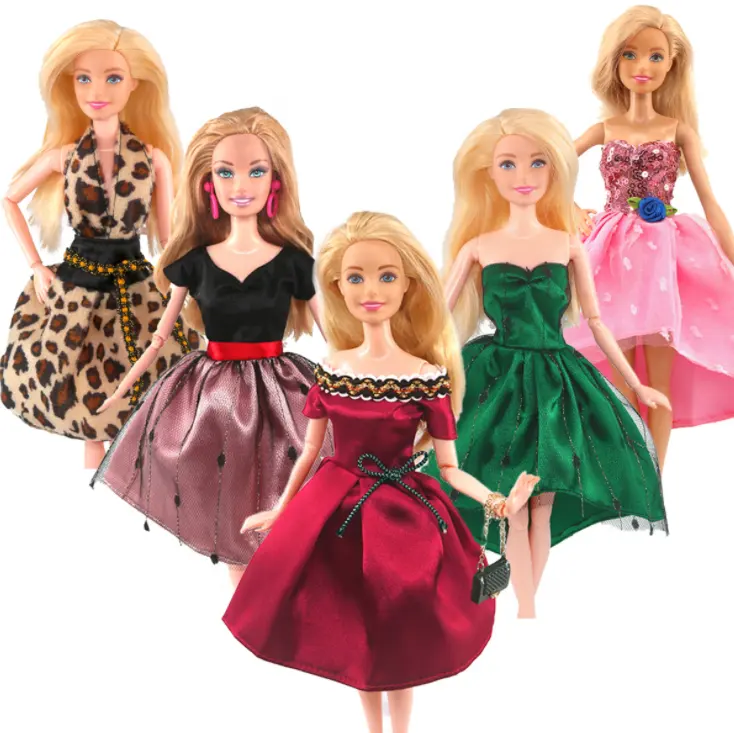 American Family Doll Princess Dress 12 Inch Girl Doll Cloth Matching Dress