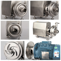 Pompe centrifuge sanitaire KSCP en acier inoxydable SS304 avec moteur 2,2 kW, pompe alimentaire pour boissons, lait et bière avec moteur chinois