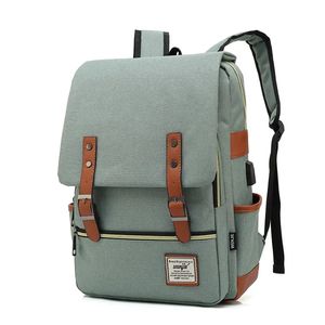 Custom Water Resistant College Travelling <b>Backpack</b> Casual Day Packs Vintage 15.6 Inch Laptop <b>Backpack</b> Usb Charging Port <b>Backpack</b> - Product Image 2