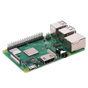 Raspberry pi 3b + 3b plus placa de desenvolvimento, wi-fi básico versão 1.4ghz bcm2837b original raspberry pi 3 modelo b + b plus