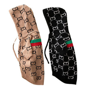 Vente en gros d'usine Nouveau GZZEST Pull à capuche pour chien de luxe écologique à motif uni avec fibres acryliques pour l'hiver/l'automne - Product Image 1