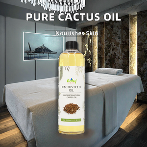 100% puro orgánico prensado en frío Barbary Fig Cactus aceite de semilla de pera Espinosa hidratante para tratamiento de ojos faciales para ojeras - Product Image 3