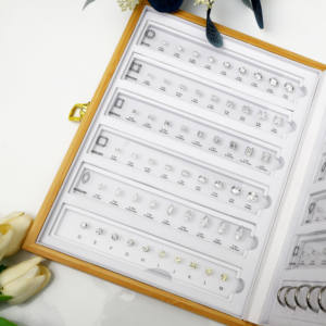 オプション10個のダイヤモンド形シミュレーションダイヤモンドセットジュエリーショップに最適なダイヤモンドジュエリーツール - Product Image 2