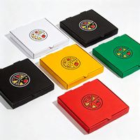 Boîte à pizza personnalisée avec logo, boîte à pizza en carton imprimé de qualité supérieure pour la livraison et les plats à emporter