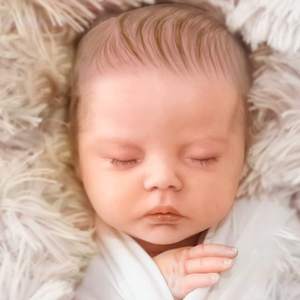 Muñeca de bebé recién nacido de 18 pulgadas con venas realistas, muñeca <span class=keywords><strong>Reborn</strong></span> de silicona de vinilo realista con cuerpo de tela ponderado - Product Image 3