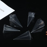 Emballage en PVC de cube transparent carré personnalisé en PET Boîte en acétate en plastique transparent avec suspension